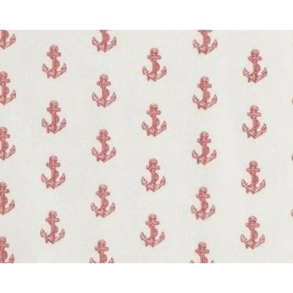 Kate Quinn LS crew neck tee red anchors organic cotton interlock 8y nib - Picture 3 of 3